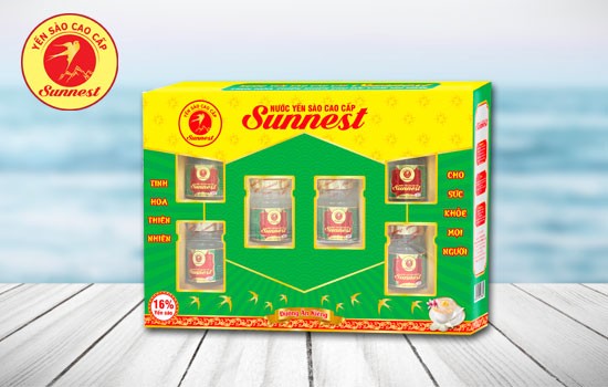 Yến sào đường ăn Kiêng - Hộp 6 lọ 