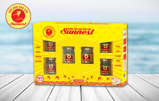 Yến sào Nhân Sâm - Hộp 6 lọ