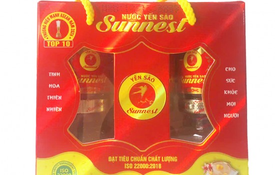 LỐC 6 LỌ - NƯỚC YẾN SÀO SUNEST CÓ ĐƯỜNG