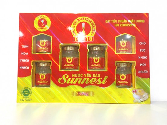 NƯỚC YẾN SÀO SUNNEST -  CÓ ĐƯỜNG