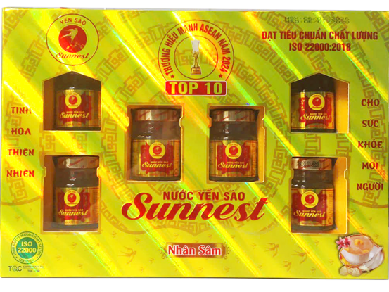 NƯỚC YẾN SÀO SUNNEST - NHÂN SÂM