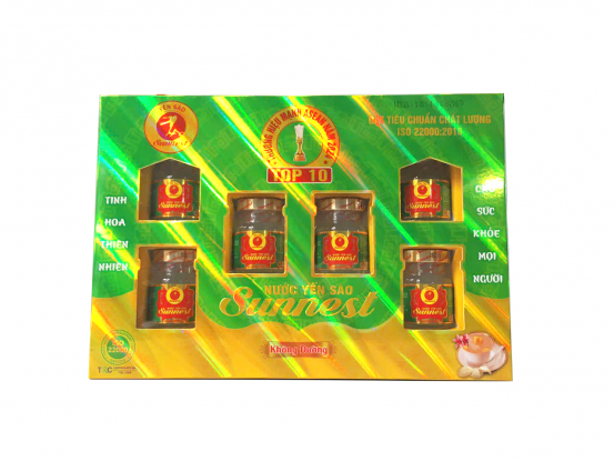 	NƯỚC YẾN SÀO SUNNEST - ÍT ĐƯỜNG